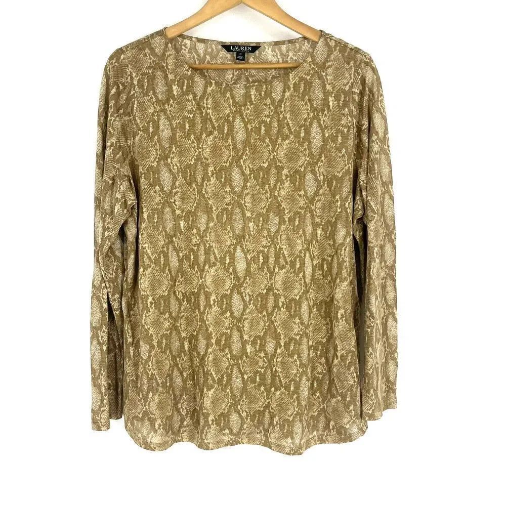 Lauren Ralph Lauren Sweater Snake Print